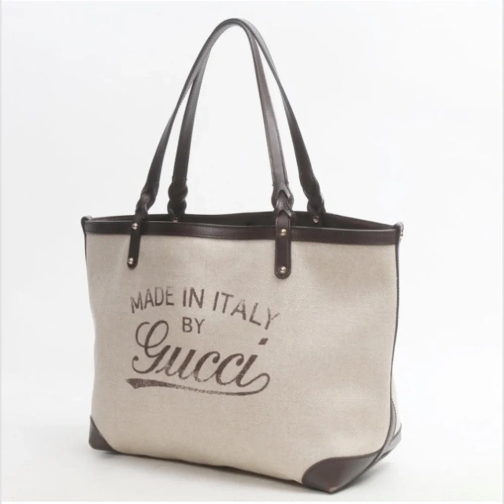 Hot Find! Gucci Signature Tote - Rare Collectable, Made in Italy, Like New - Picture 10 of 15